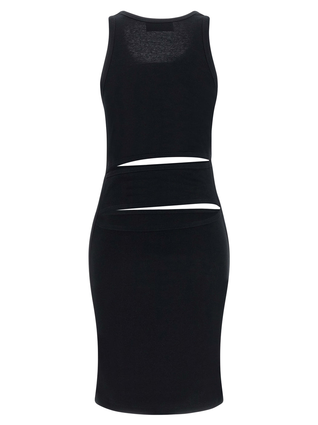 Black Organic Cotton Short Dress