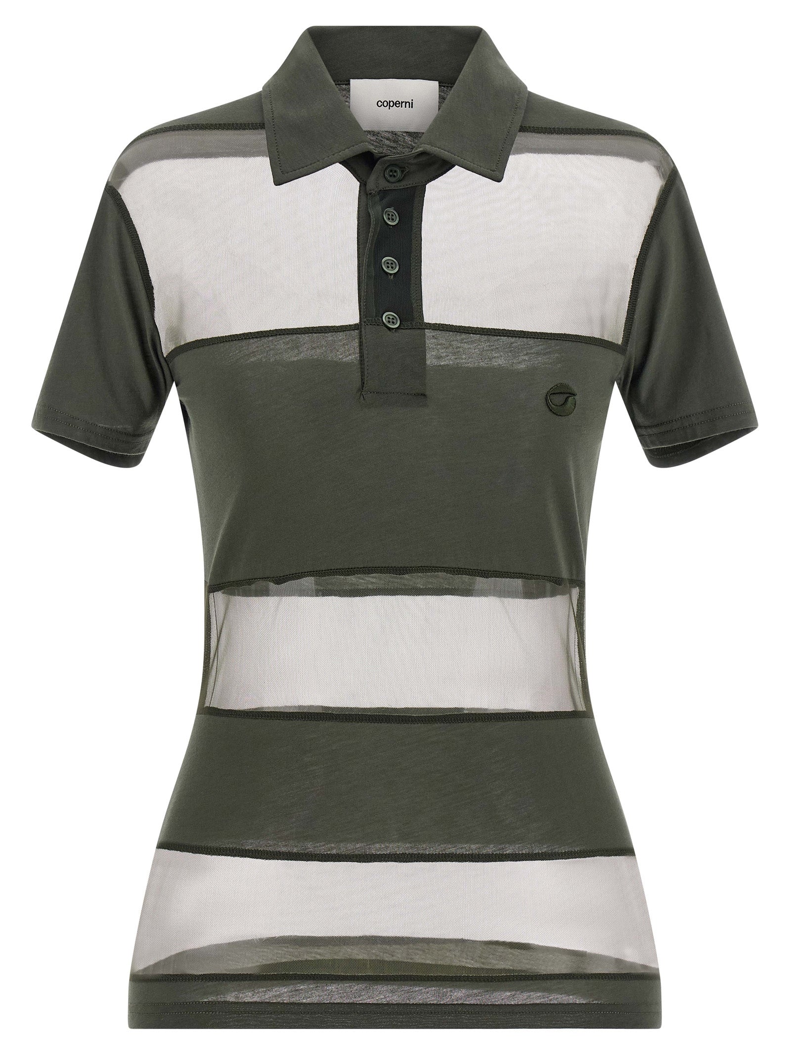 Bicolor Cotton Polo Shirt