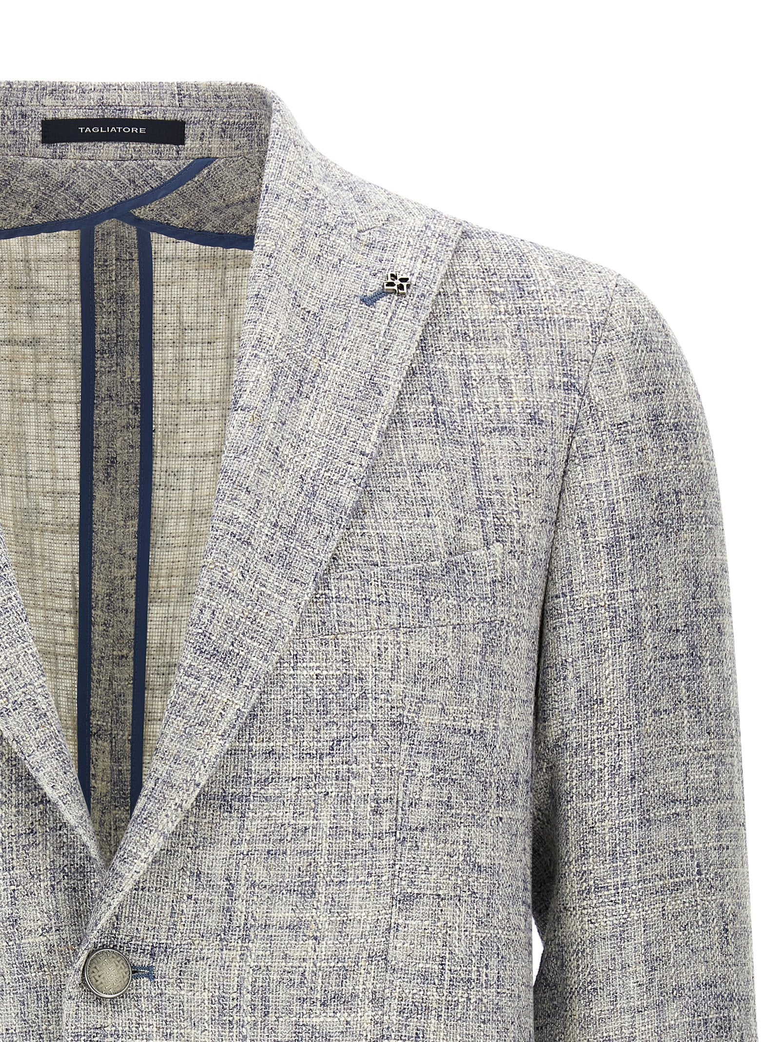 Blue Viscose Blazer