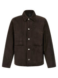 Brown Suede Leather Leather Jacket