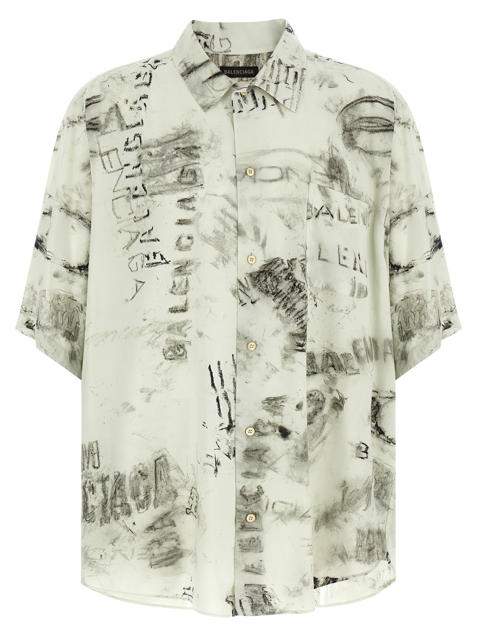 Gray Viscose Blouse