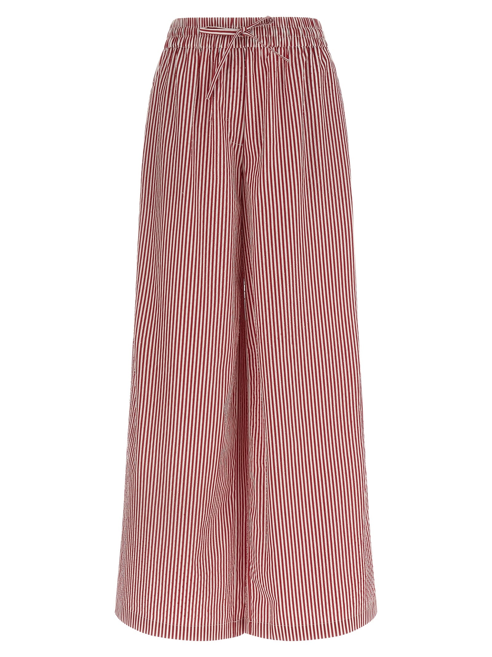 Multicolor Cotton Casual Pants