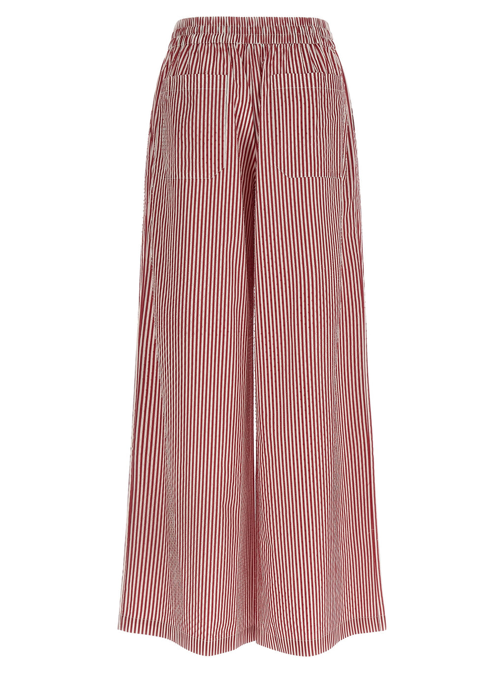 Multicolor Cotton Casual Pants