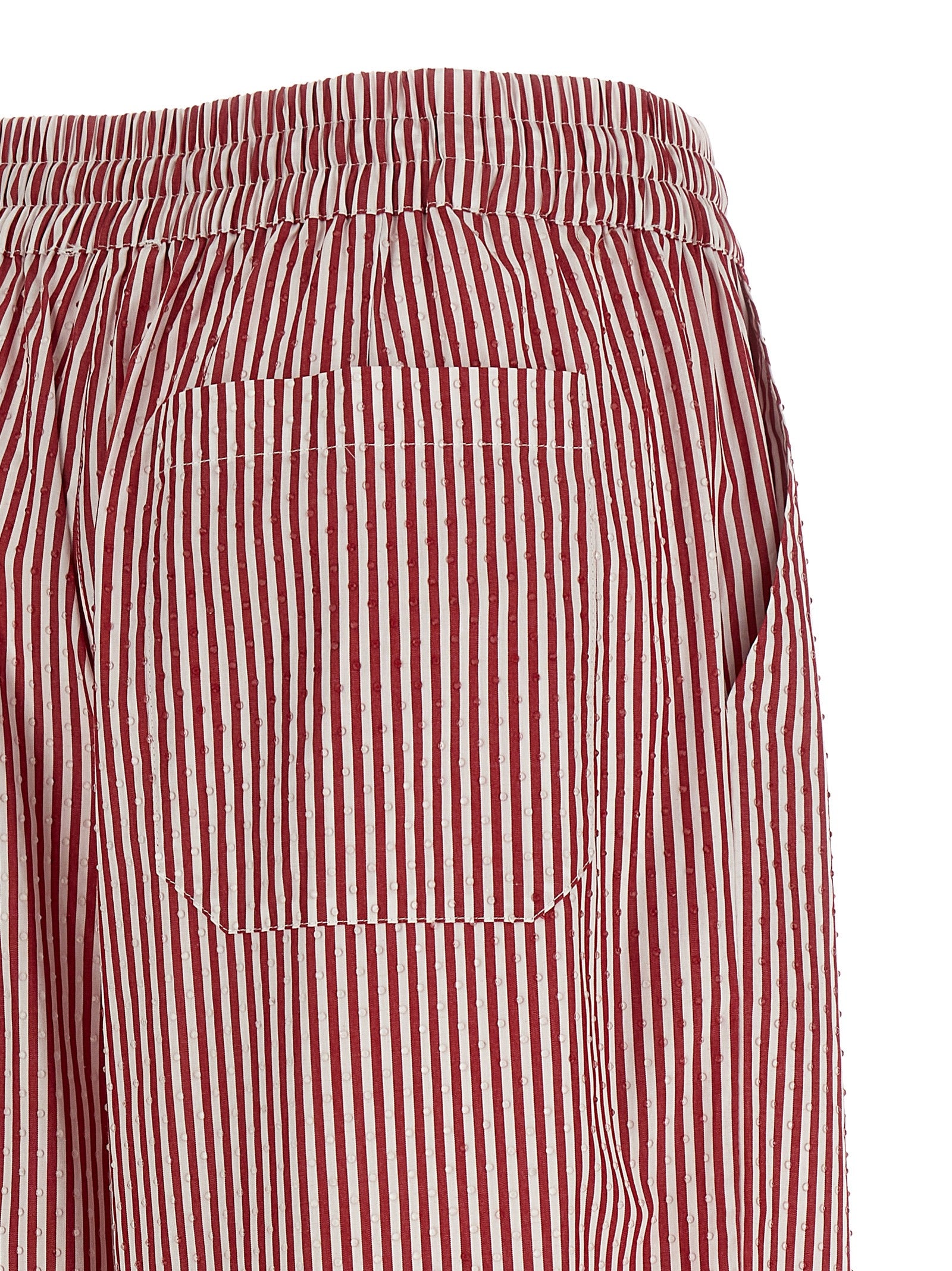 Multicolor Cotton Casual Pants