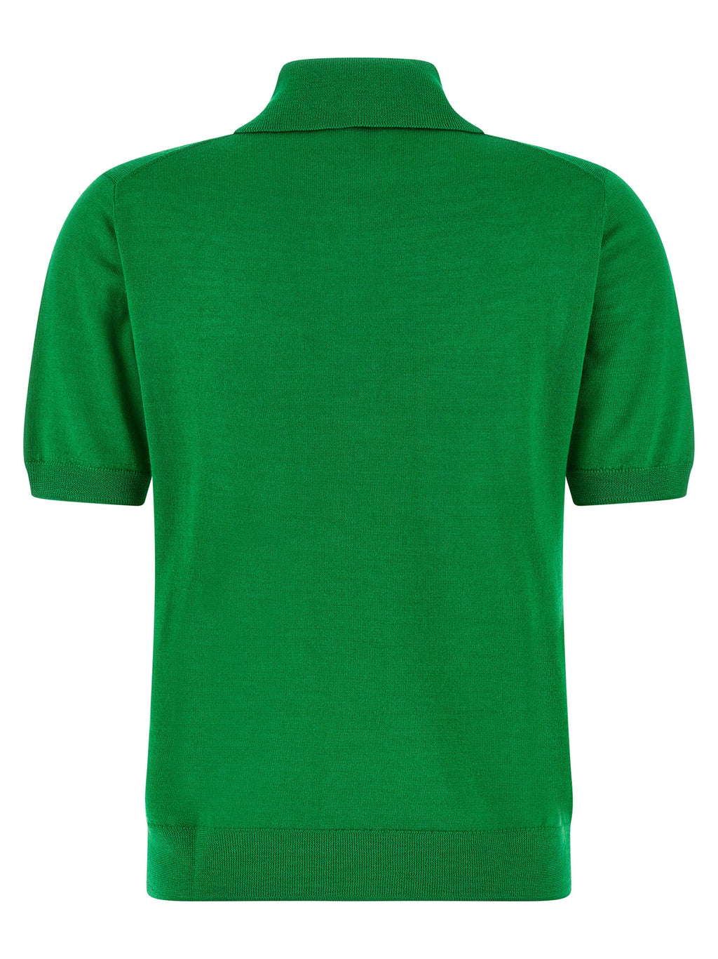 Bicolor Wool Polo Shirt