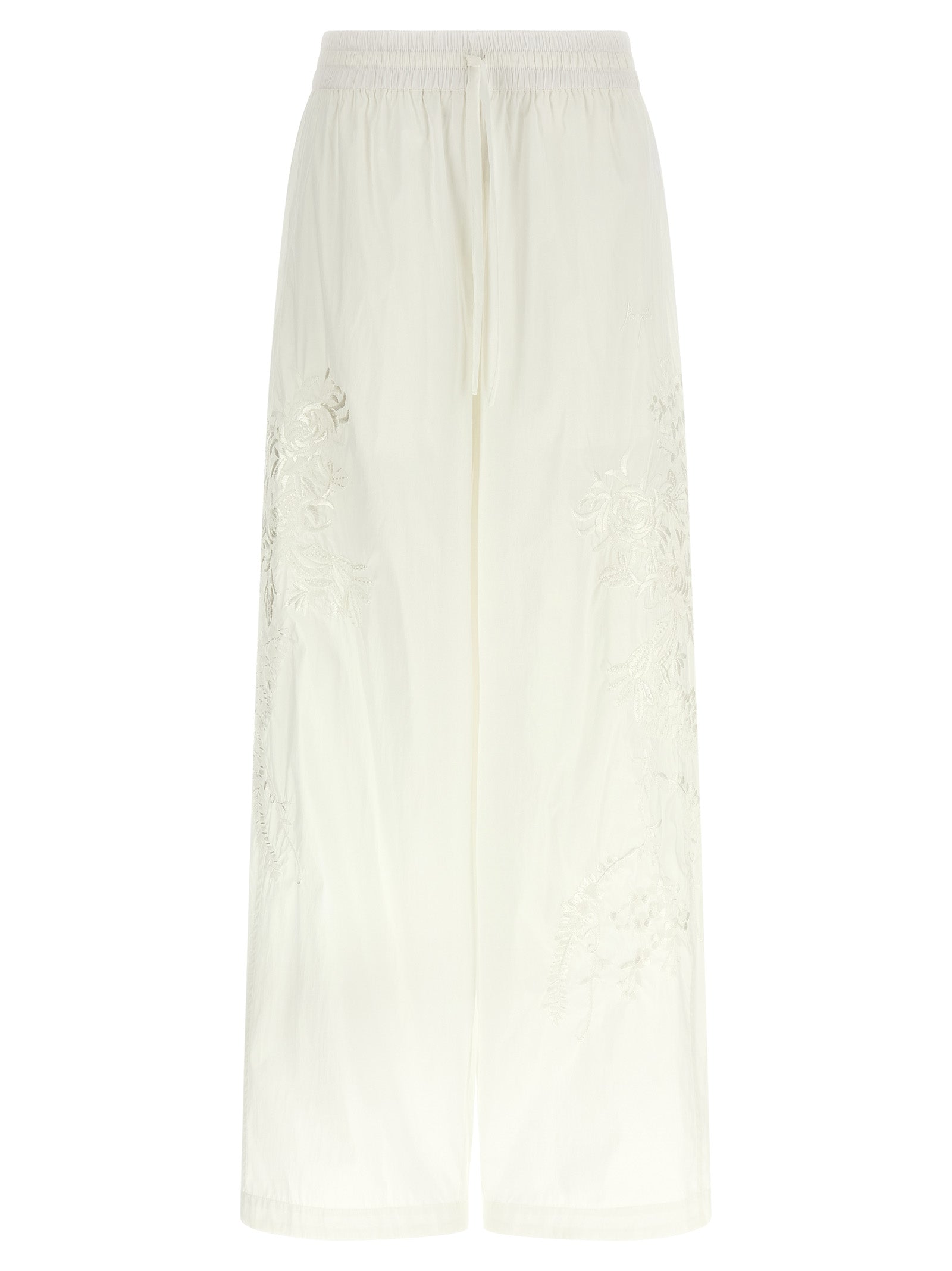 P.A.R.O.S.H. White Polyamide Casual Pants