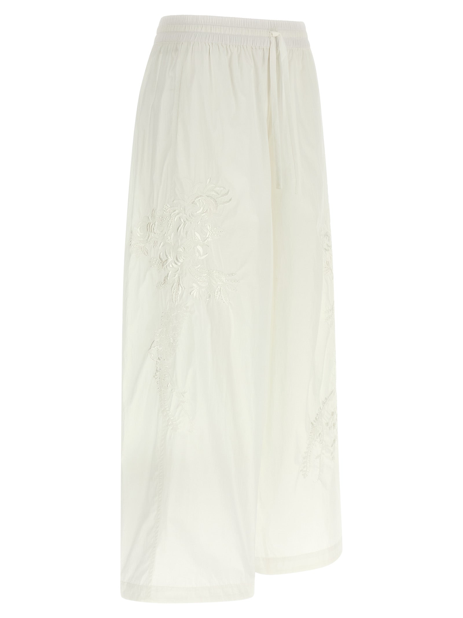 P.A.R.O.S.H. White Polyamide Casual Pants