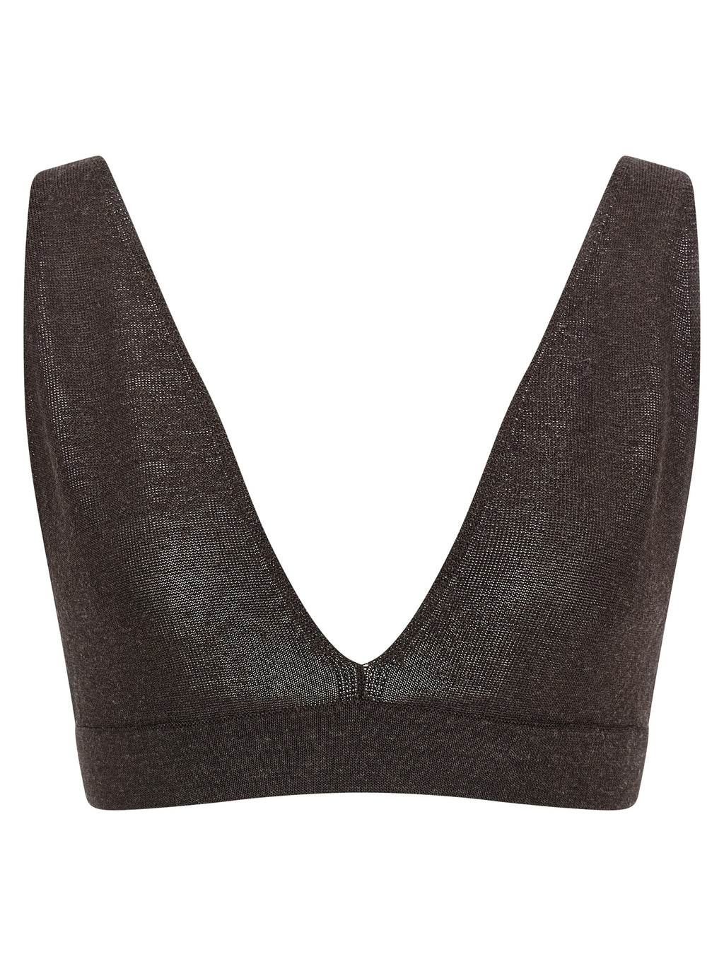 Brown Viscose Bra