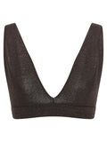 Brown Viscose Bra