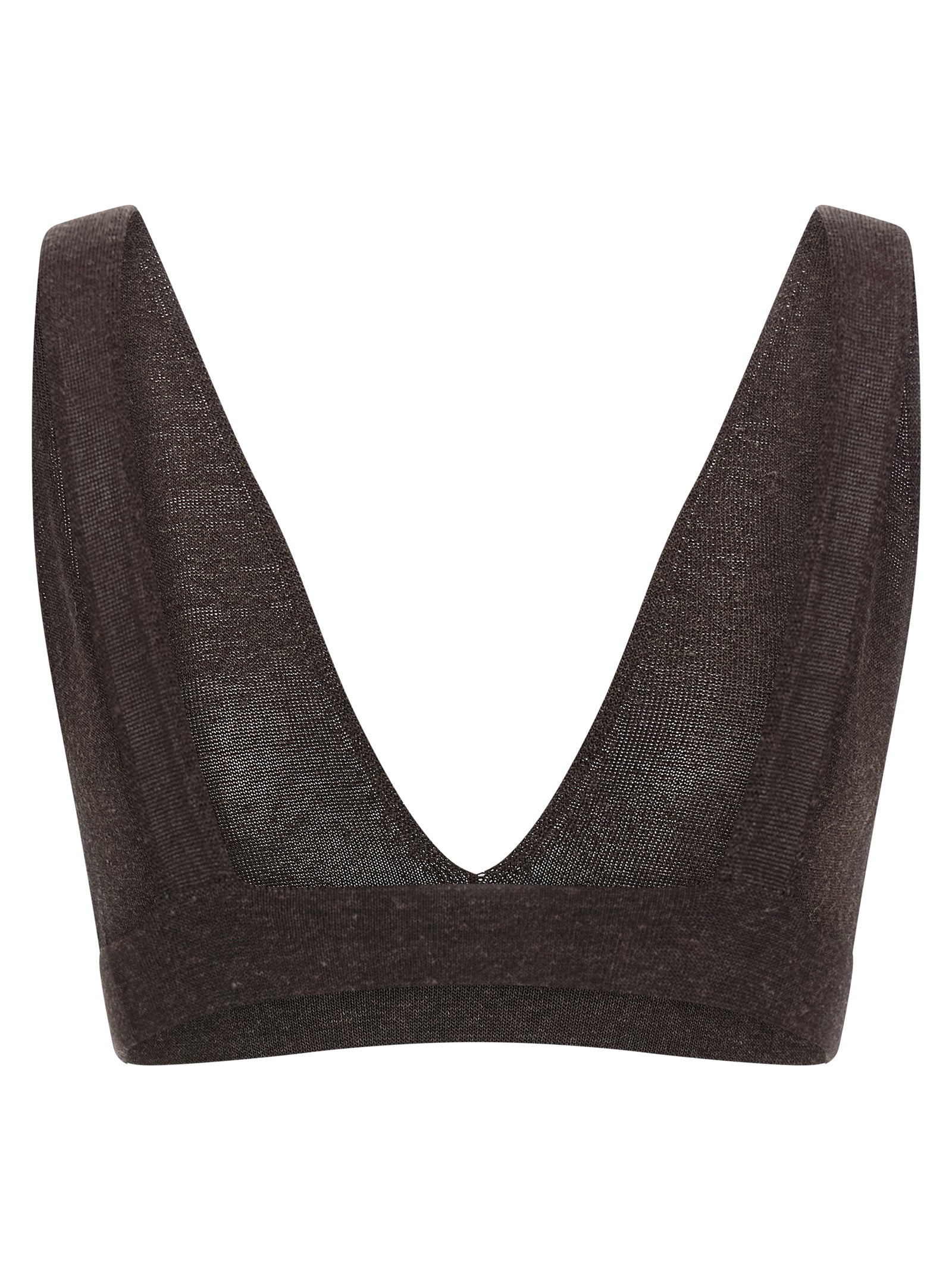 Brown Viscose Bra