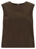 Brown Polyester Shirt