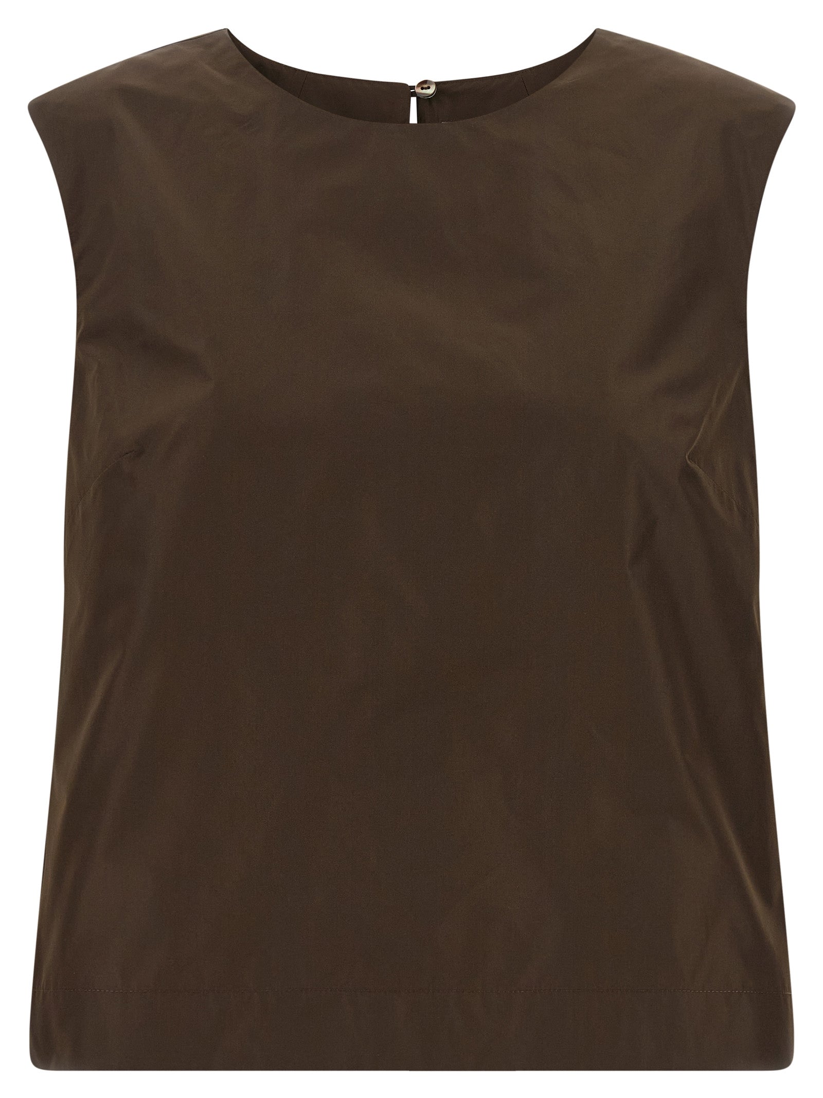 Brown Polyester Shirt