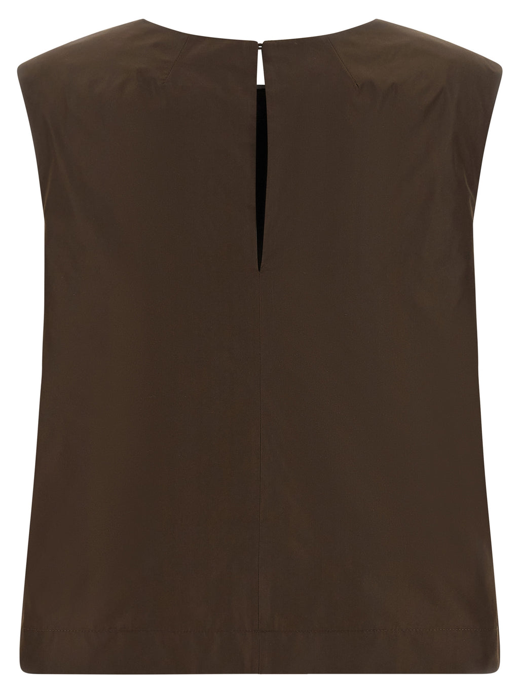Brown Polyester Shirt