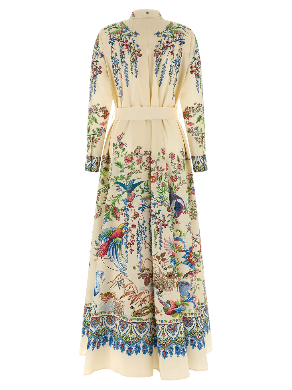 Multicolor Cotton Long Dress