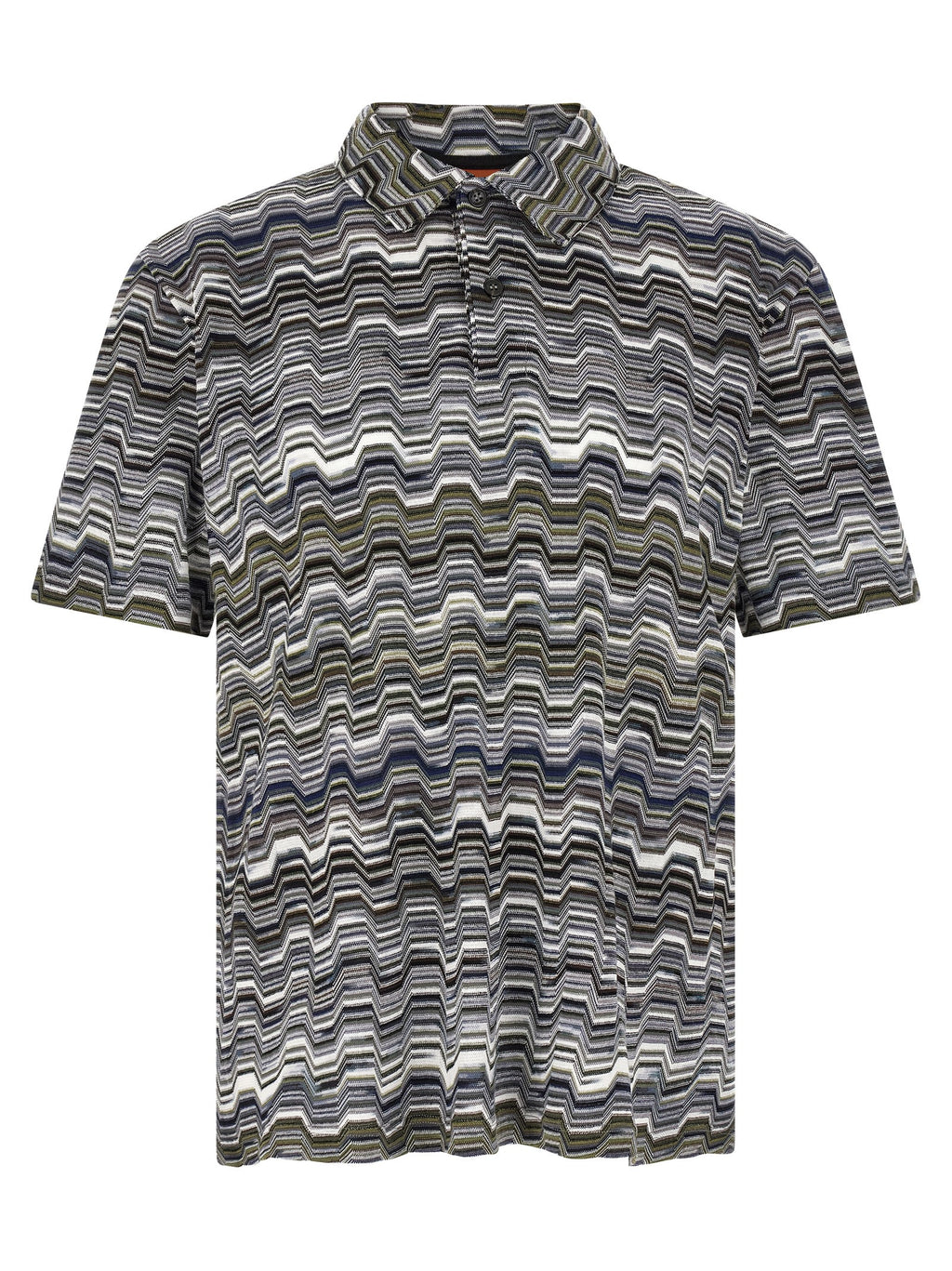 Bicolor Cotton Polo Shirt