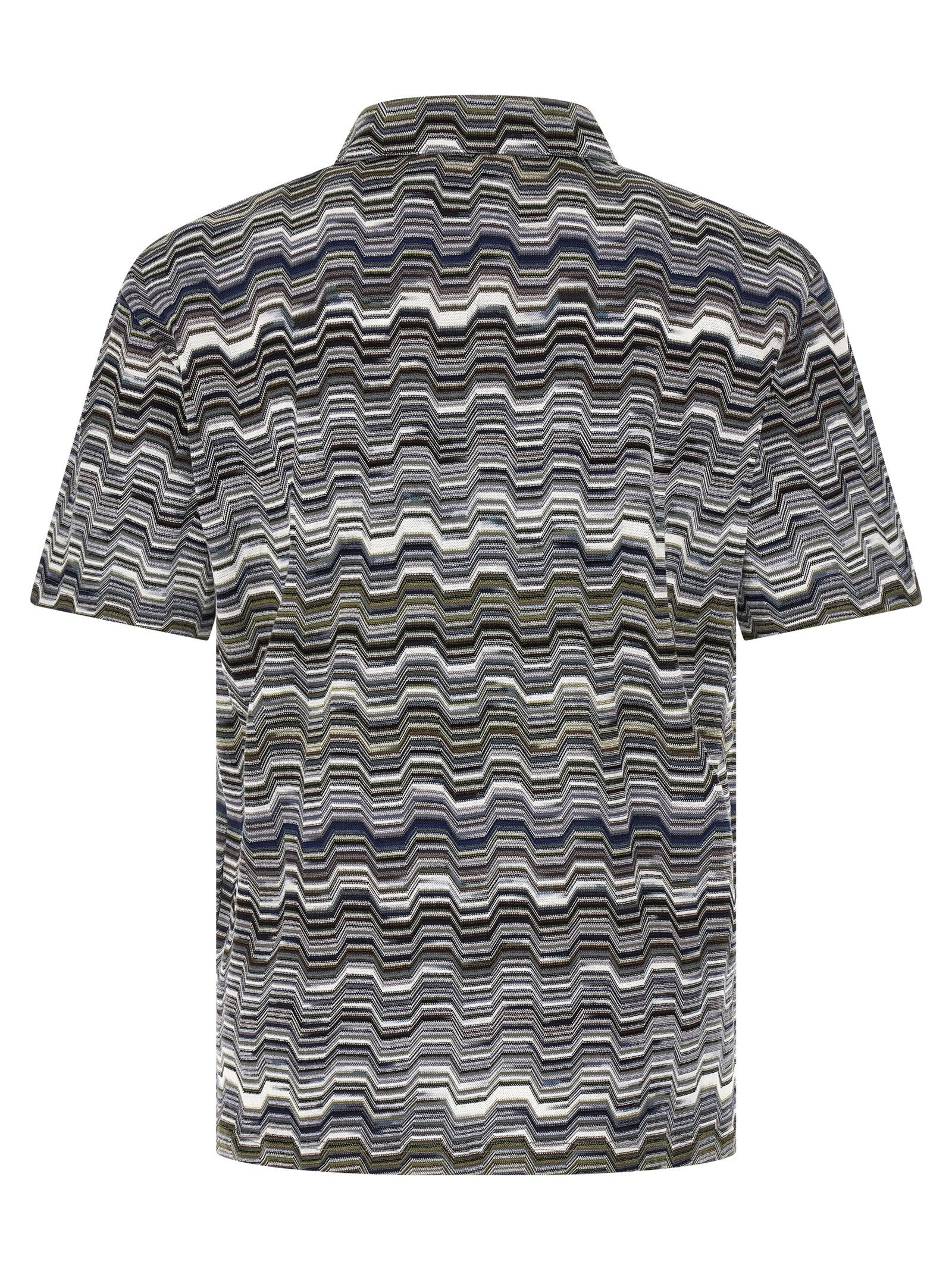 Bicolor Cotton Polo Shirt