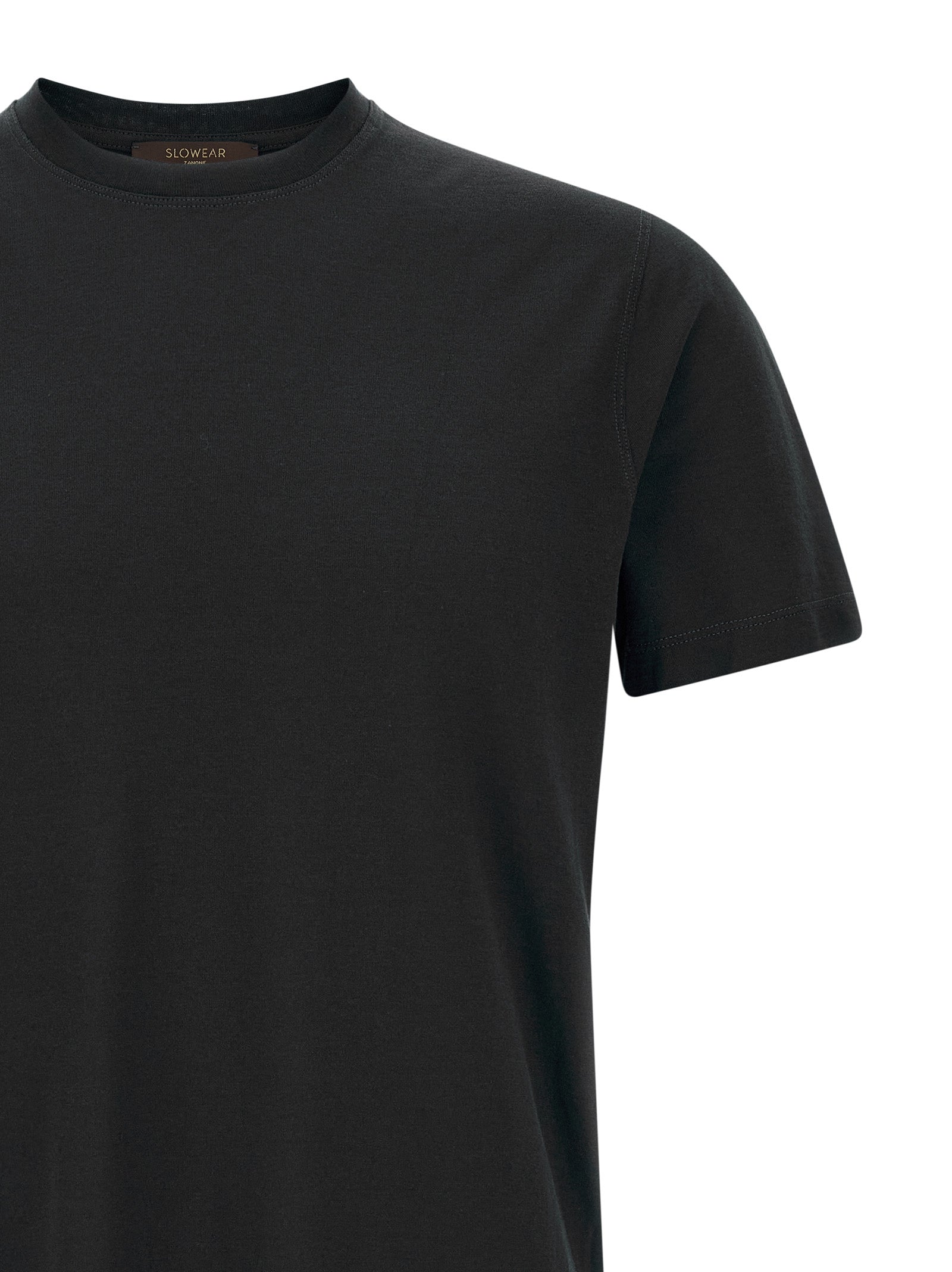 Black Cotton T-Shirt
