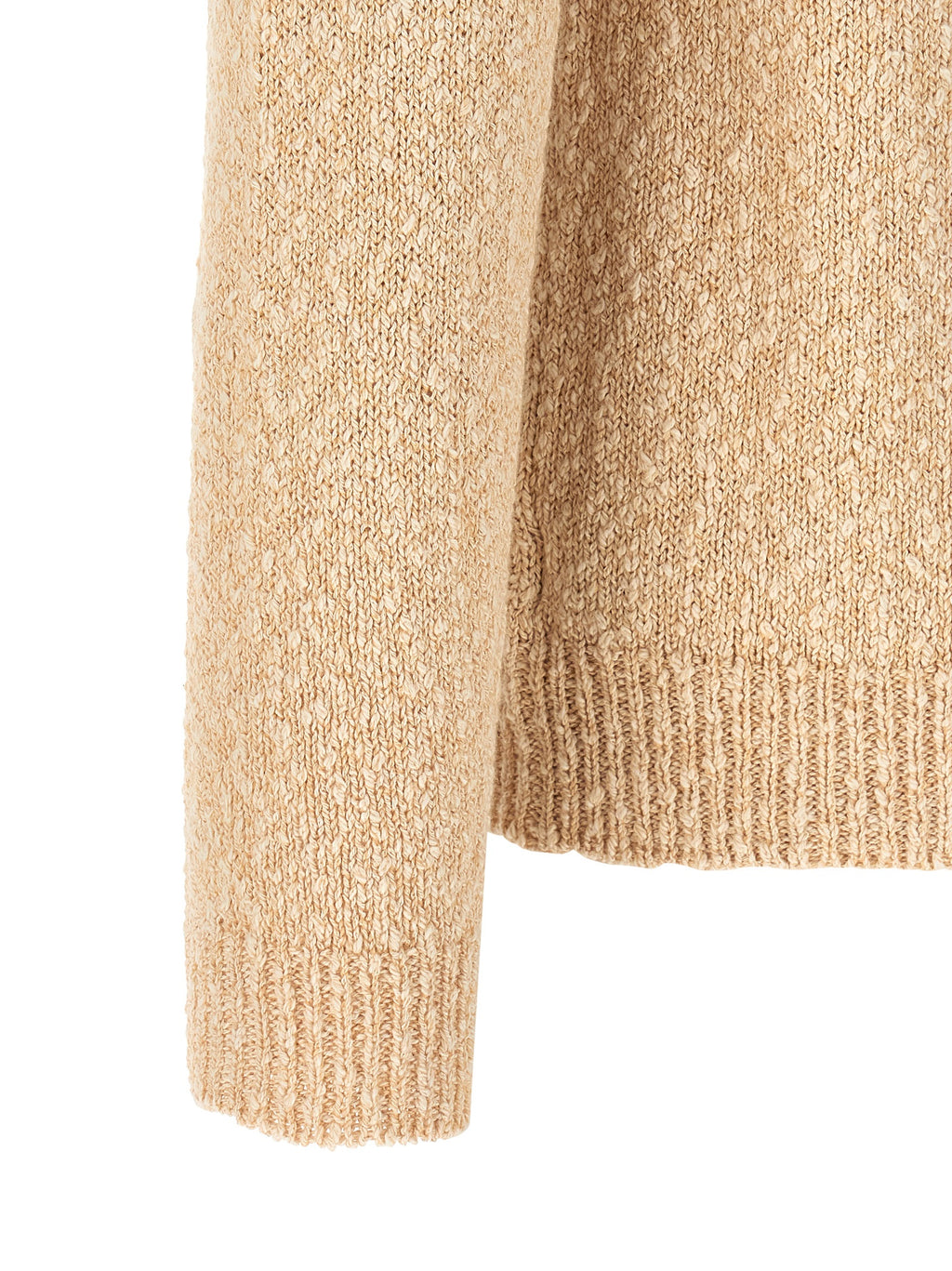 Beige Cotton Cardigan
