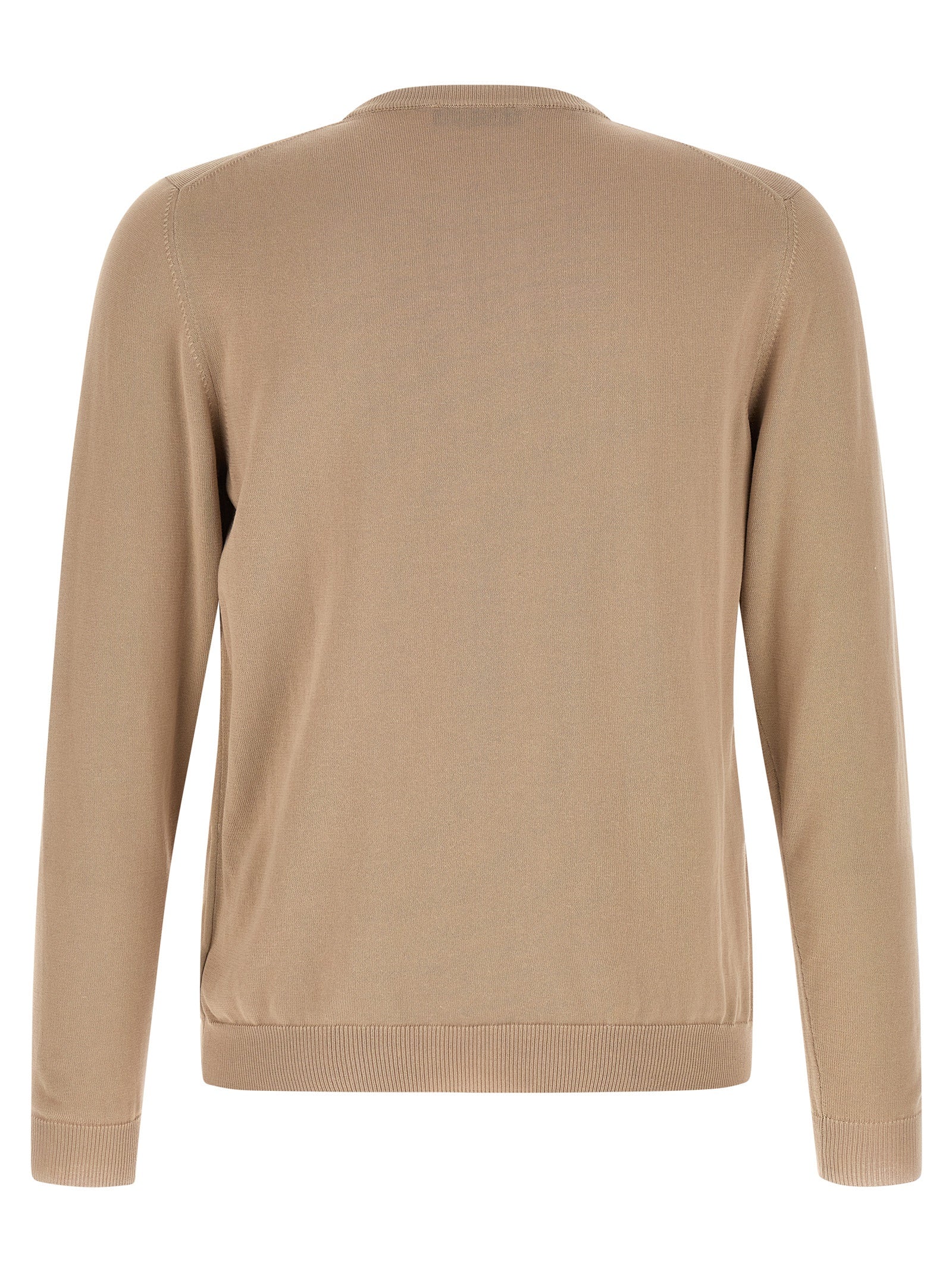 Beige Cotton Cardigan