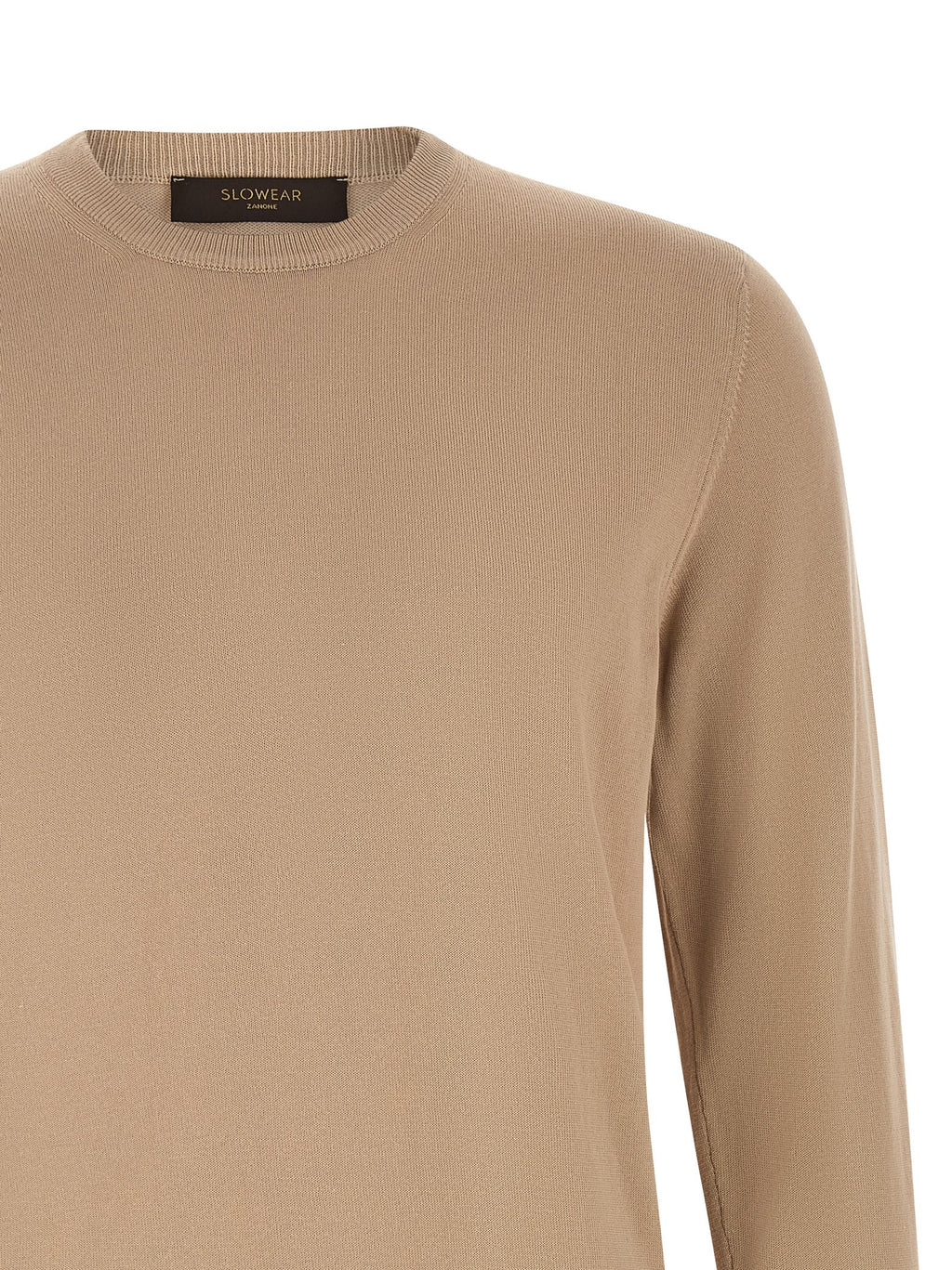 Beige Cotton Cardigan