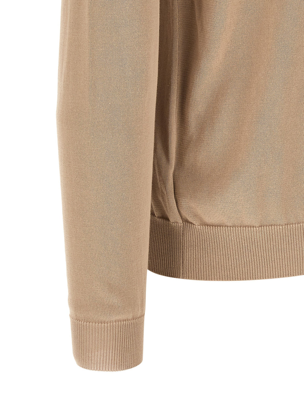 Beige Cotton Cardigan