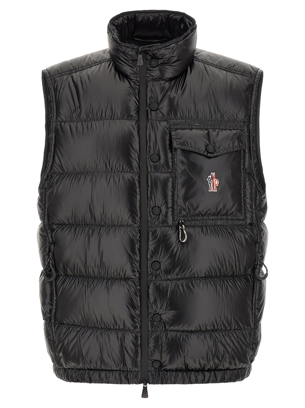 Black Polyester Shell Jacket