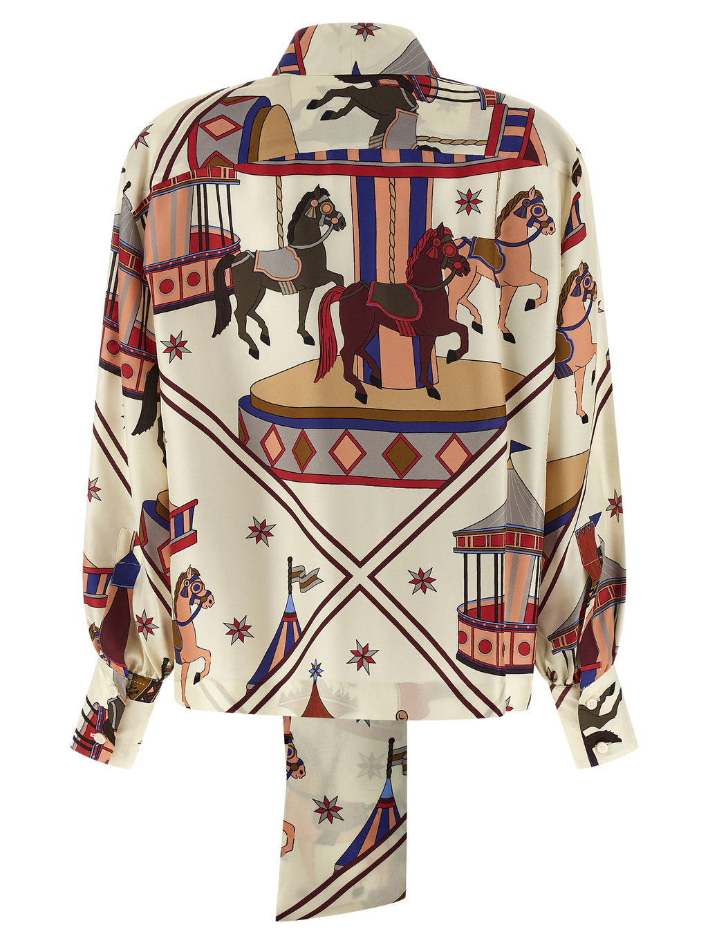 Multicolor Silk Blouse