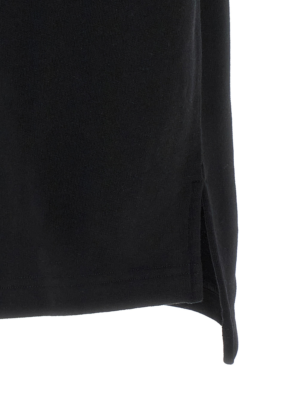 Black Cotton Polo Shirt