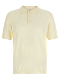Beige Cotton Polo Shirt