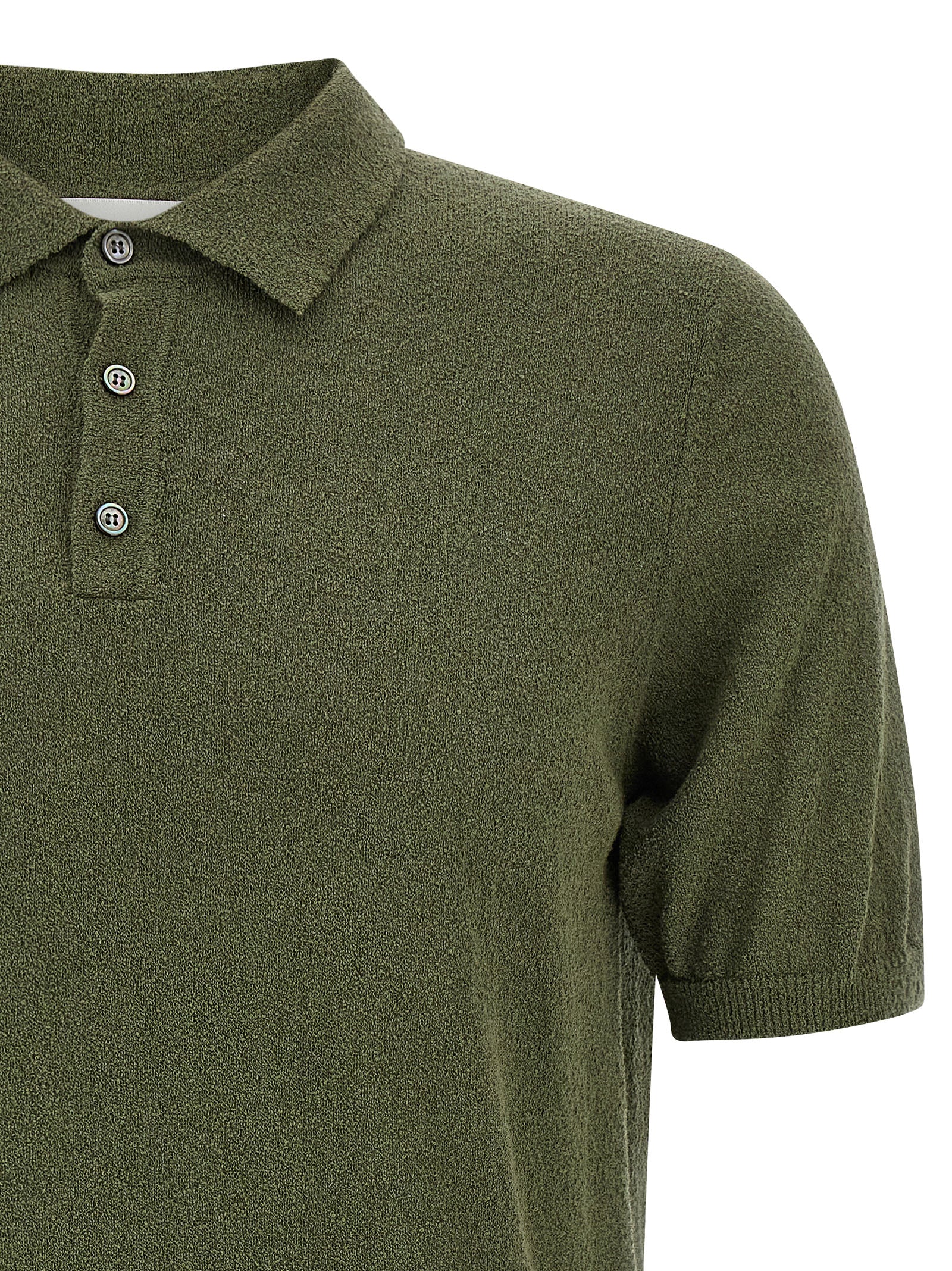 Bicolor Cotton Polo Shirt