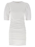 White Cotton Short Dress