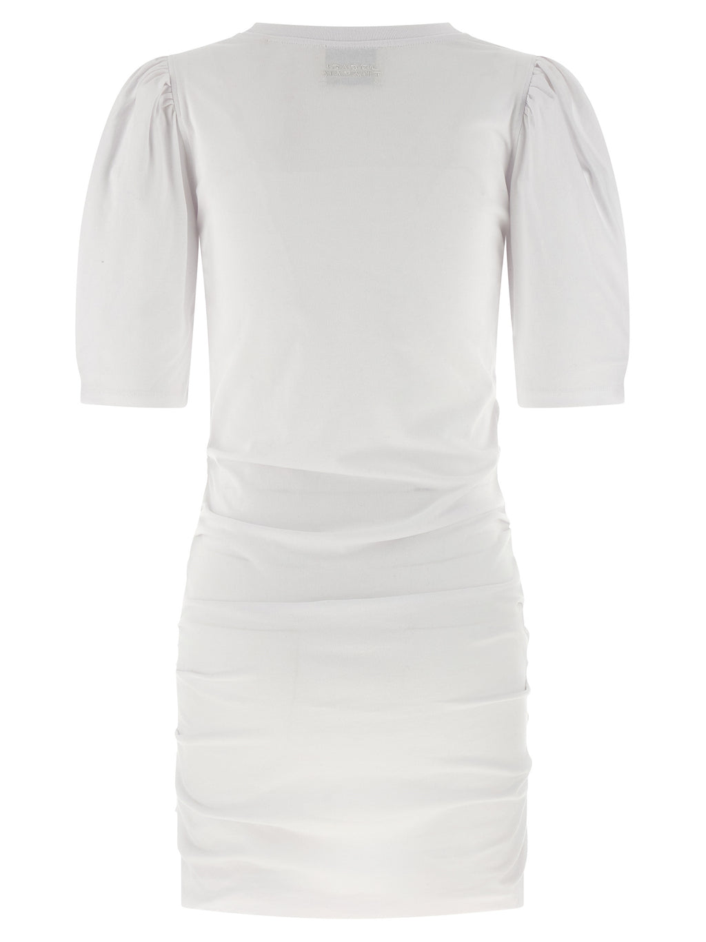 White Cotton Short Dress