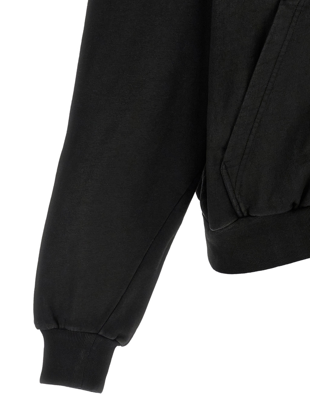 Black Cotton Sweatshirt