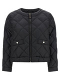 Black Polyamide Full-Length Jacket