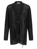 Black Linen Cardigan