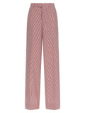 Multicolor Cotton Casual Pants