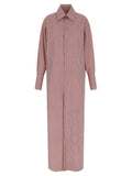 Multicolor Cotton Long Dress