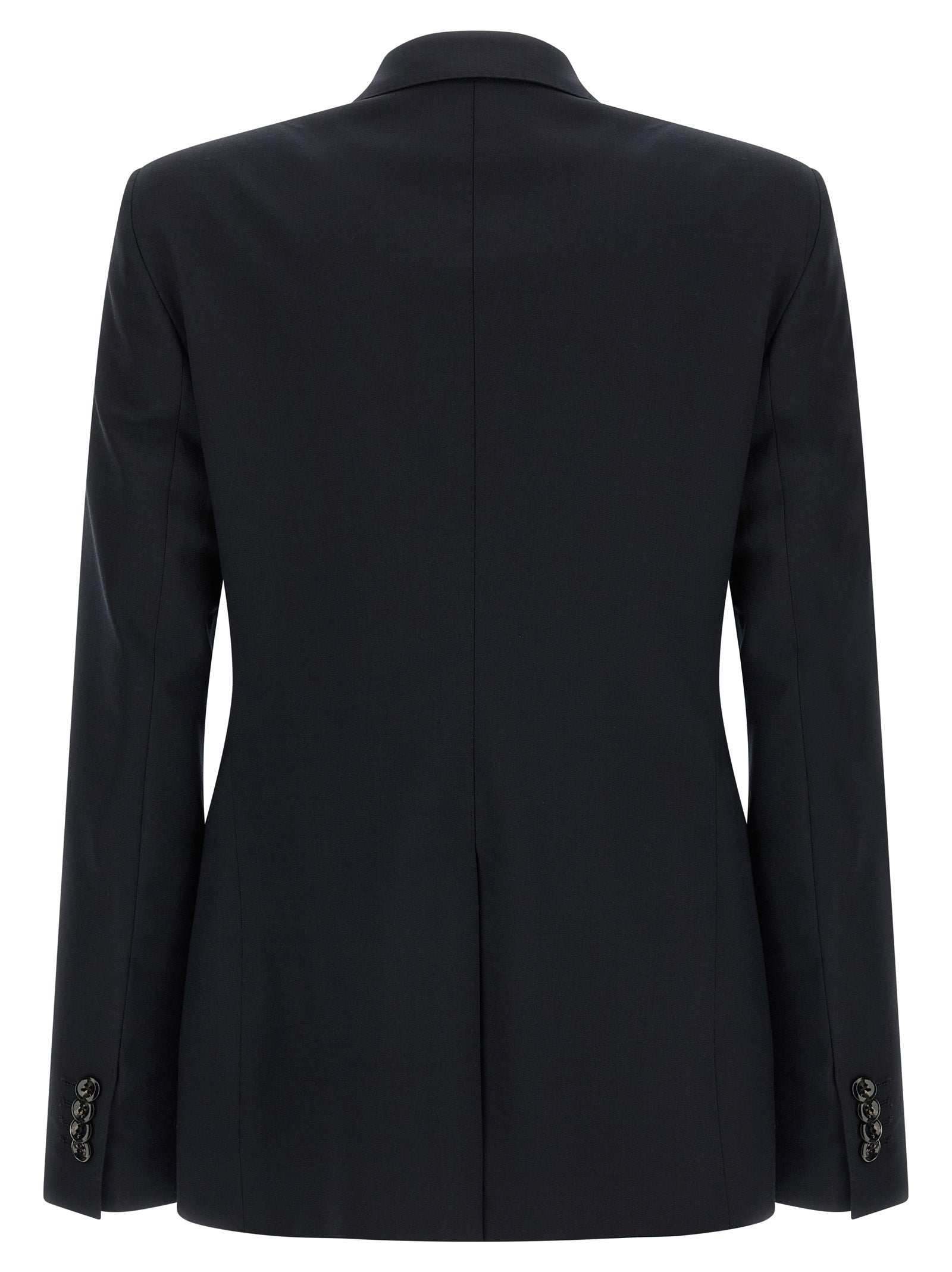 Blue Virgin Wool Two-Piece Suit