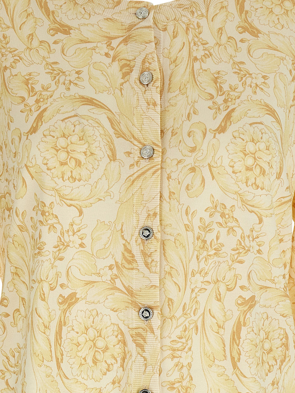 Bicolor Silk Cardigan