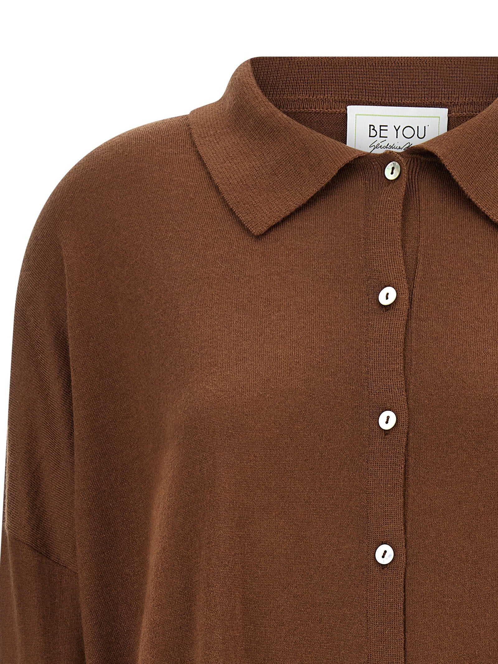 Brown Cashmere Cardigan