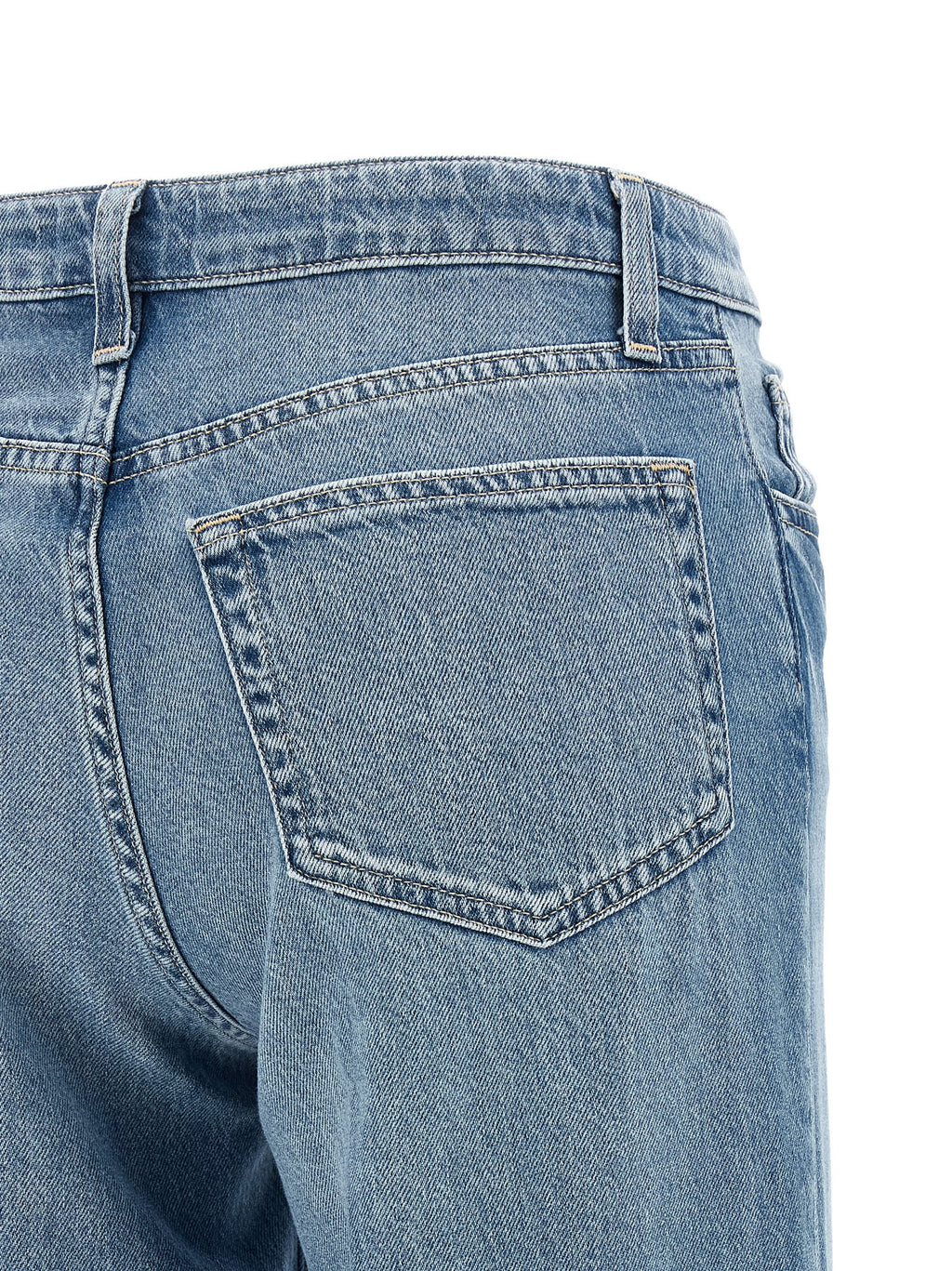 Blue Cotton Jeans Denim