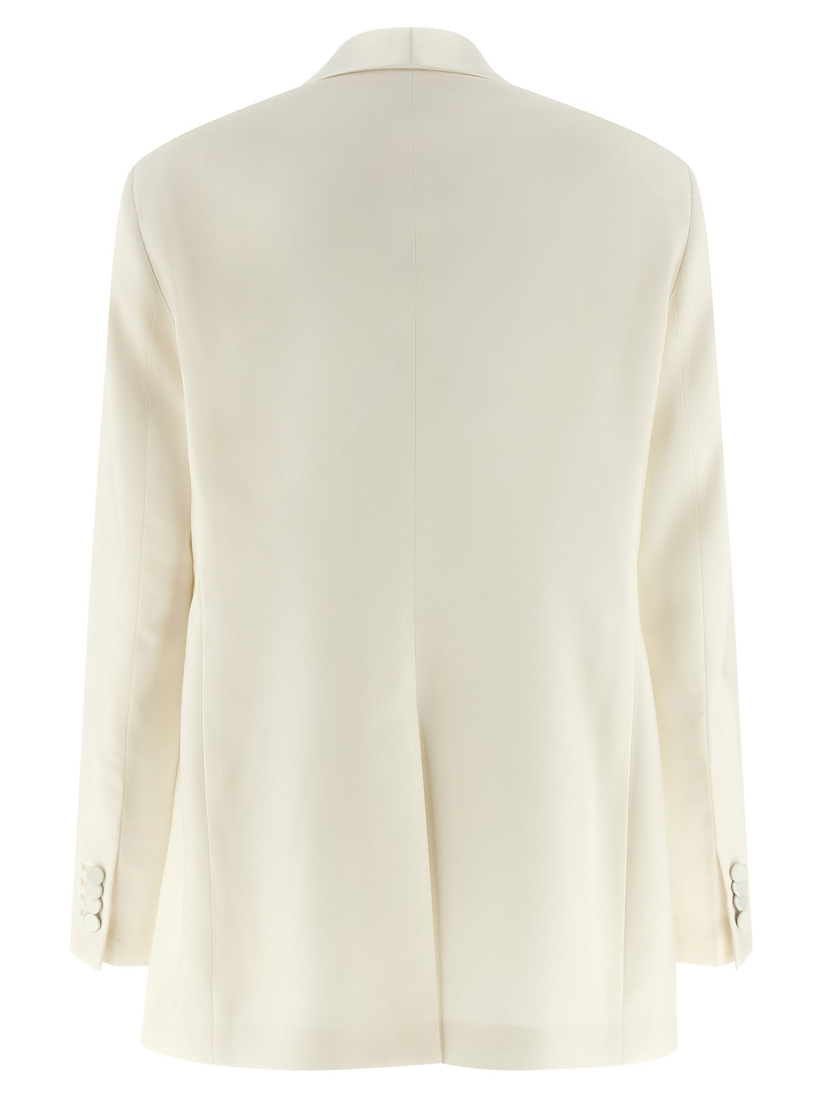 White Virgin Wool Two-Piece Suit