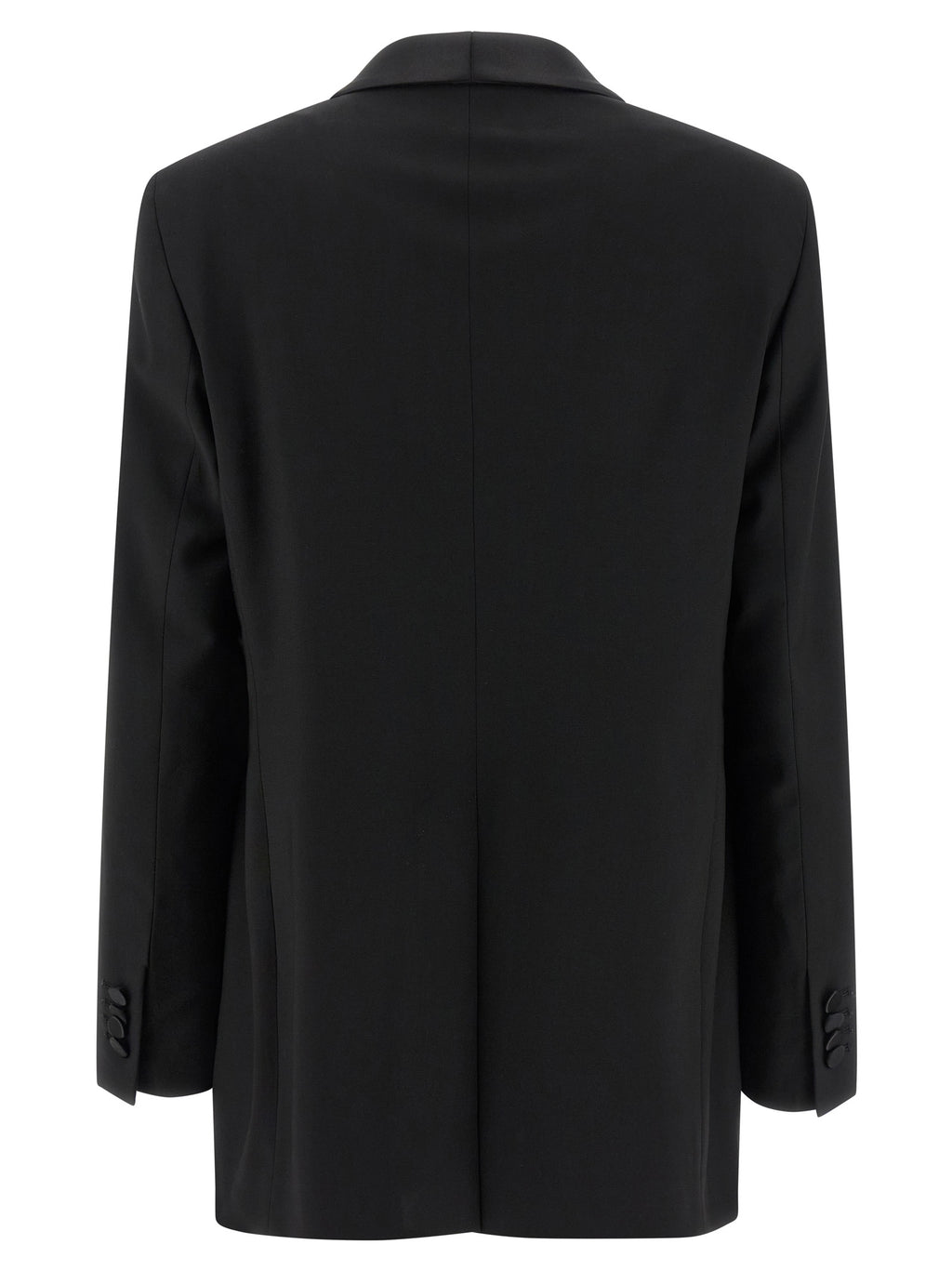 Black Virgin Wool Two-Piece Suit