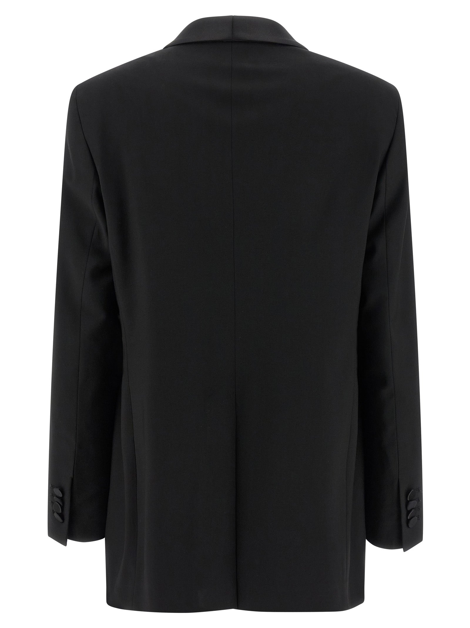 Black Virgin Wool Two-Piece Suit