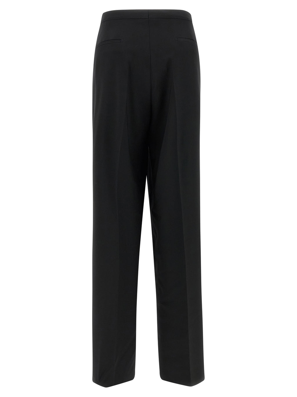 Black Virgin Wool Two-Piece Suit
