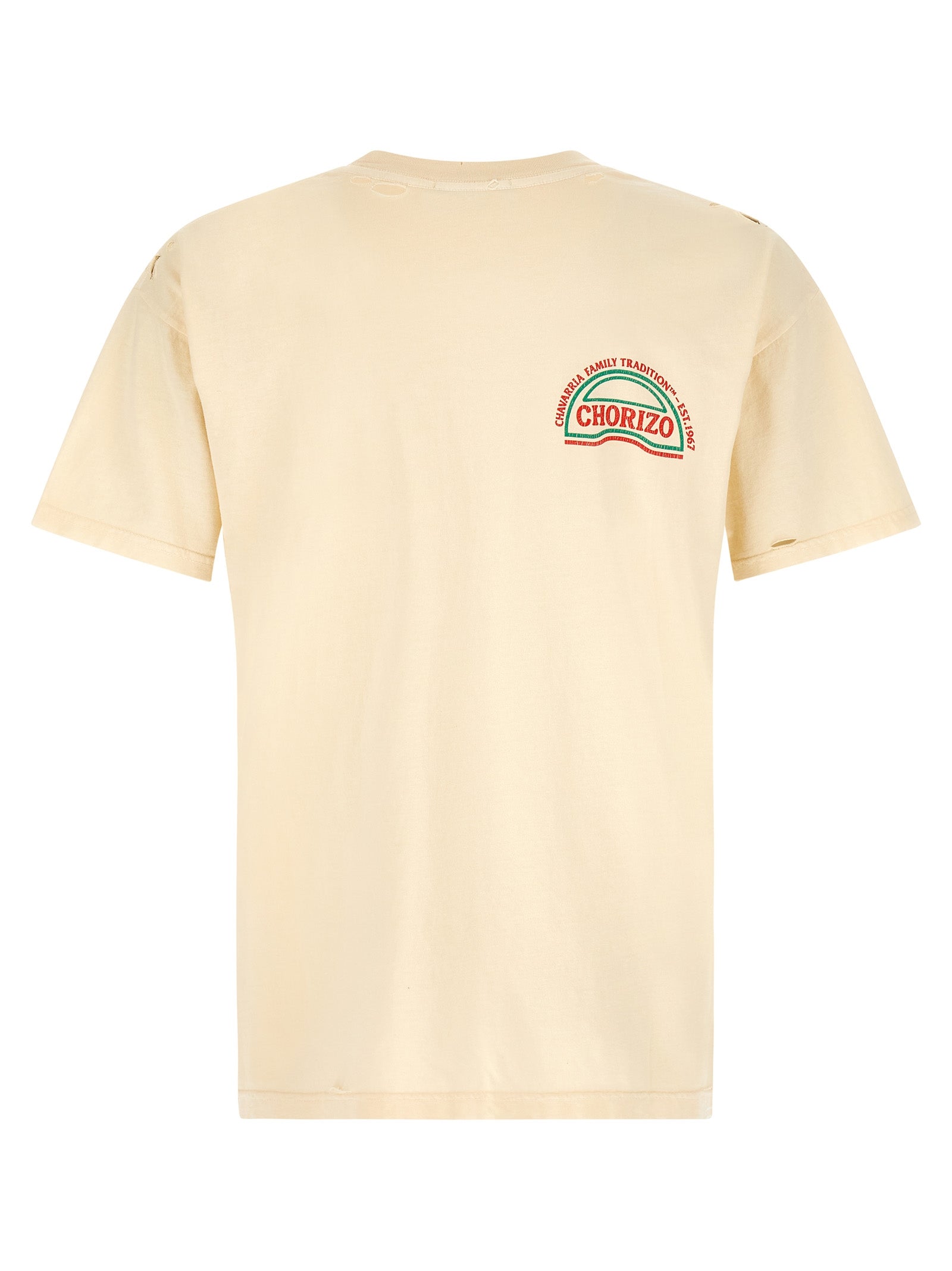 Beige Cotton T-Shirt