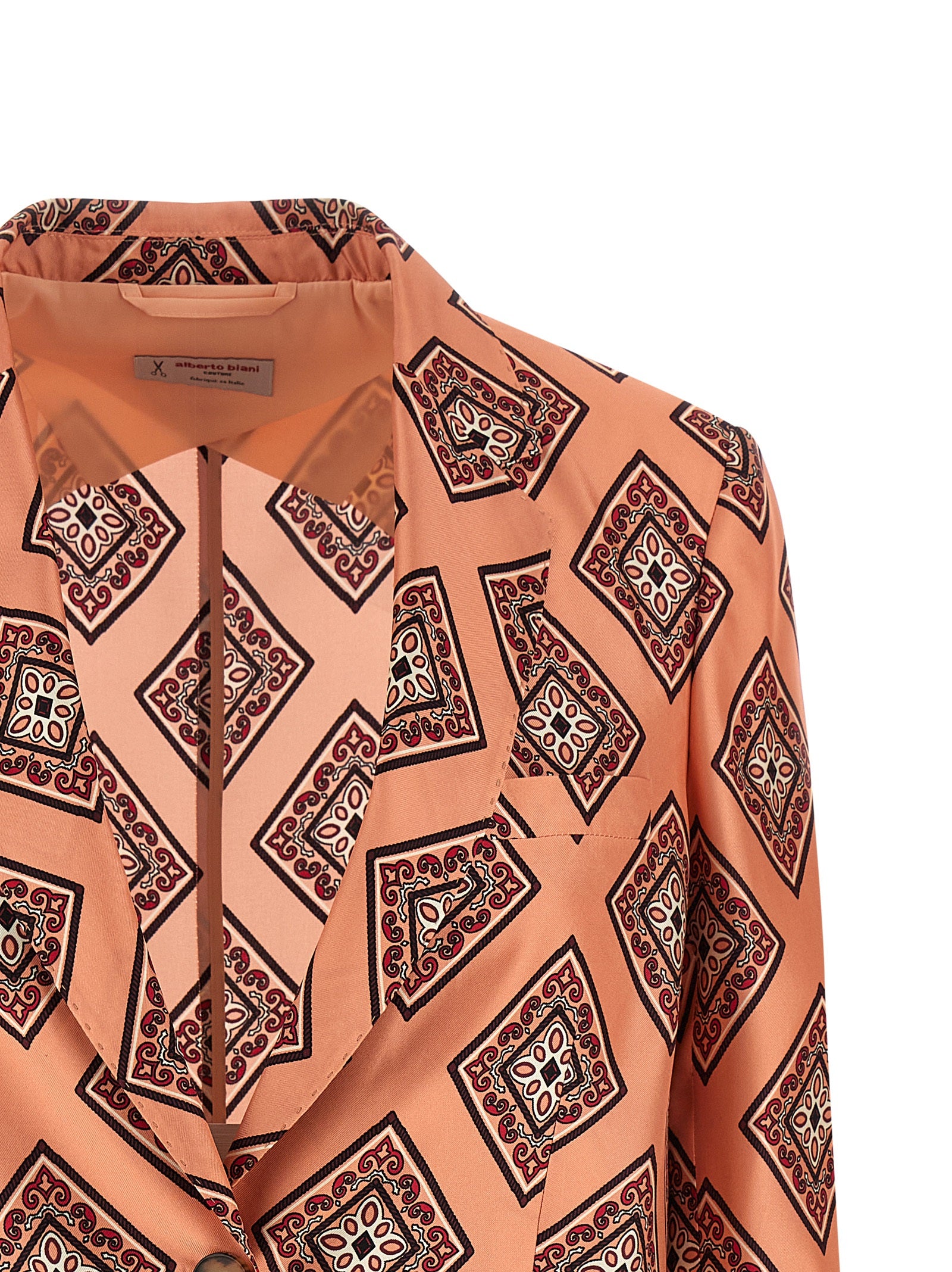 Multicolor Silk Blazer