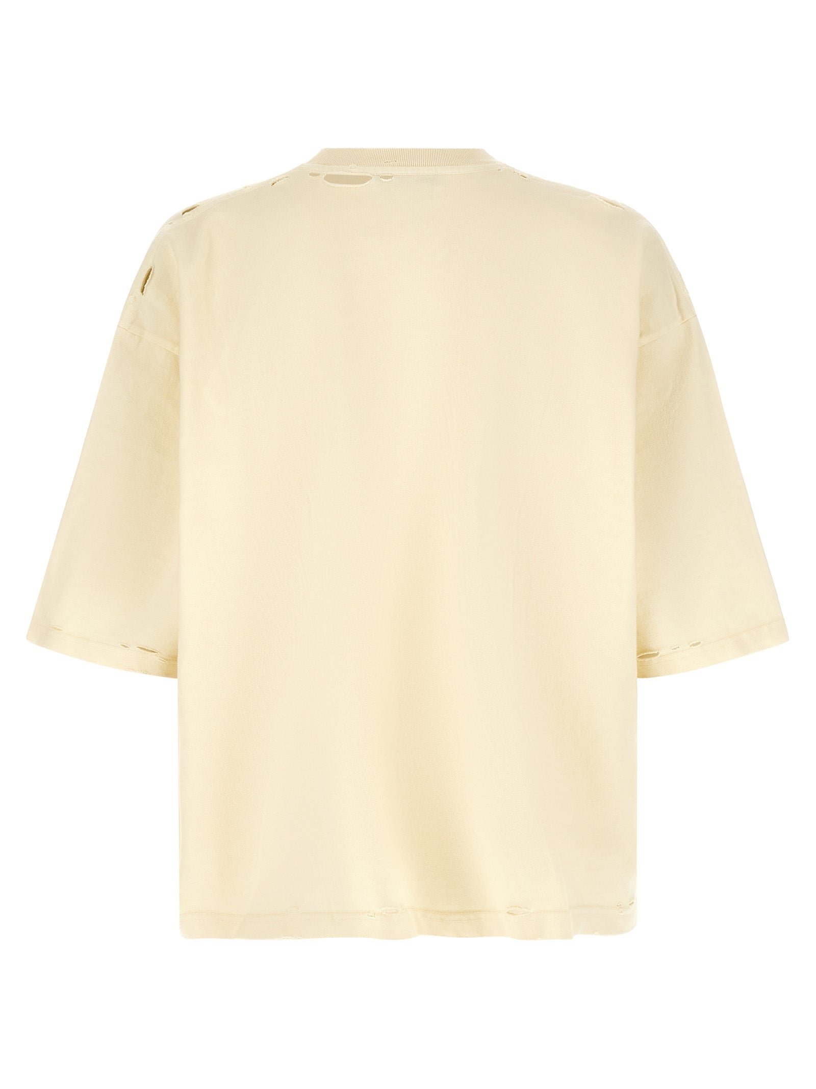 Beige Cotton T-Shirt