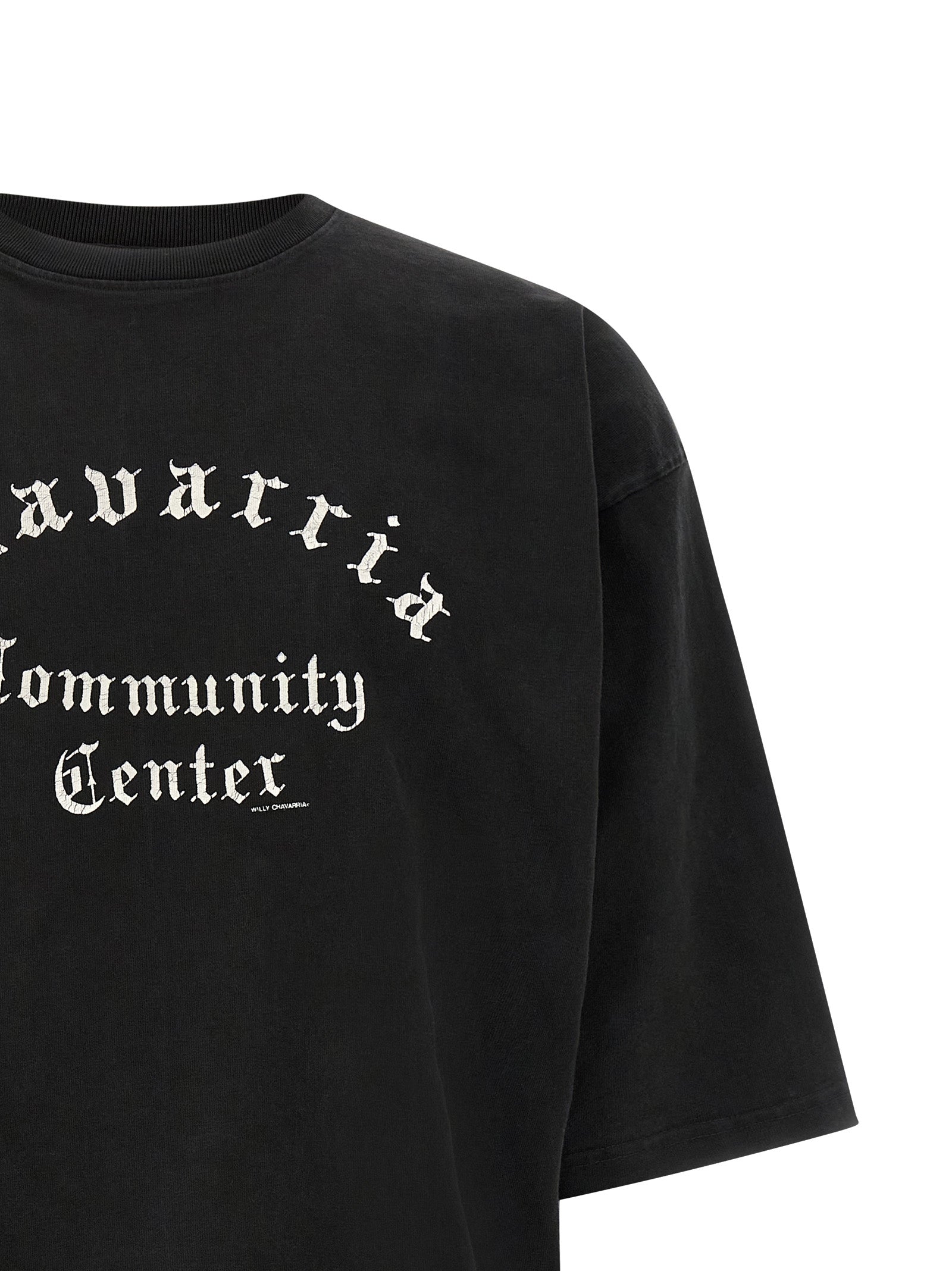 Black Cotton T-Shirt