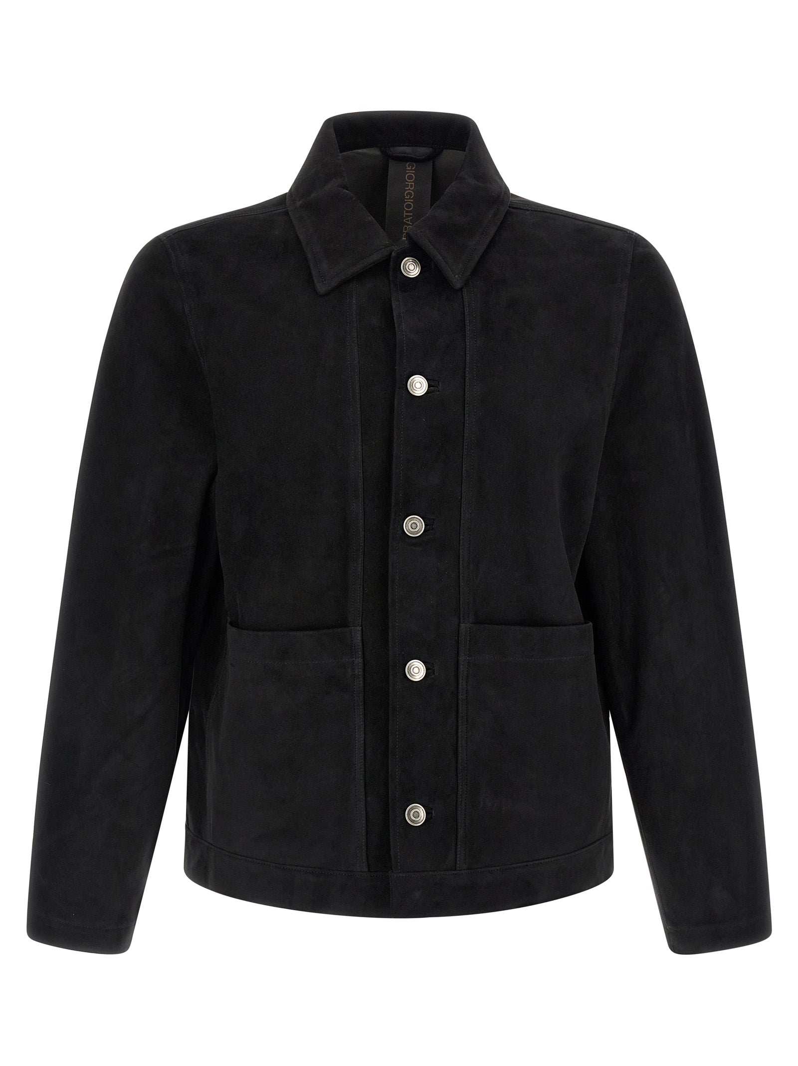 Black Suede Leather Leather Jacket